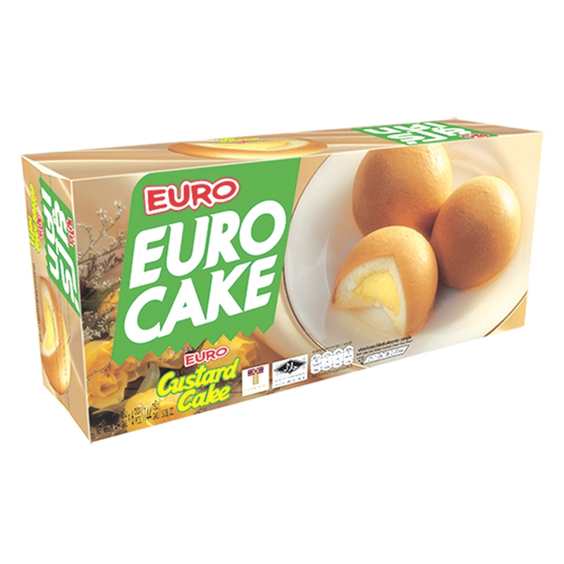 EURO CAKE ยูโร่ คัสตารด์เค็ก ขนาด 144 กรัม Shopee Thailand
