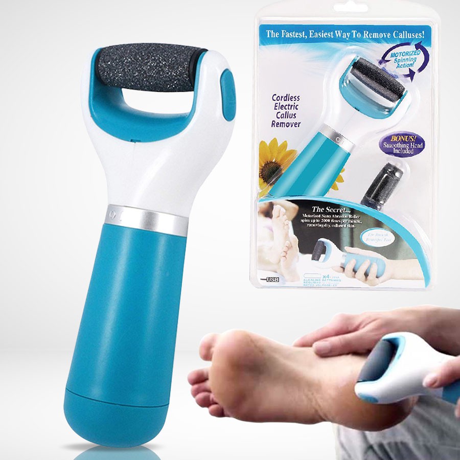 Cordless Electric Callus Remover ที่ขัดเท้าไฟฟ้า เครื่องขัดเท้า อุปกรณ์