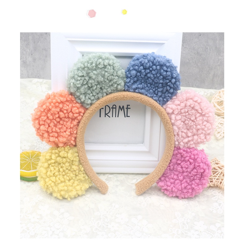 10Pack Party Flower Petal Headband Wash Face Widebrimmed Headband