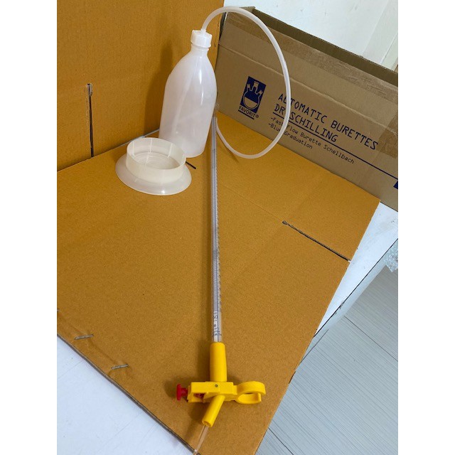 Auto Burette Plastic Schilling SET 50ml ยี่ห้อ Favorit พร้อมใช้งาน