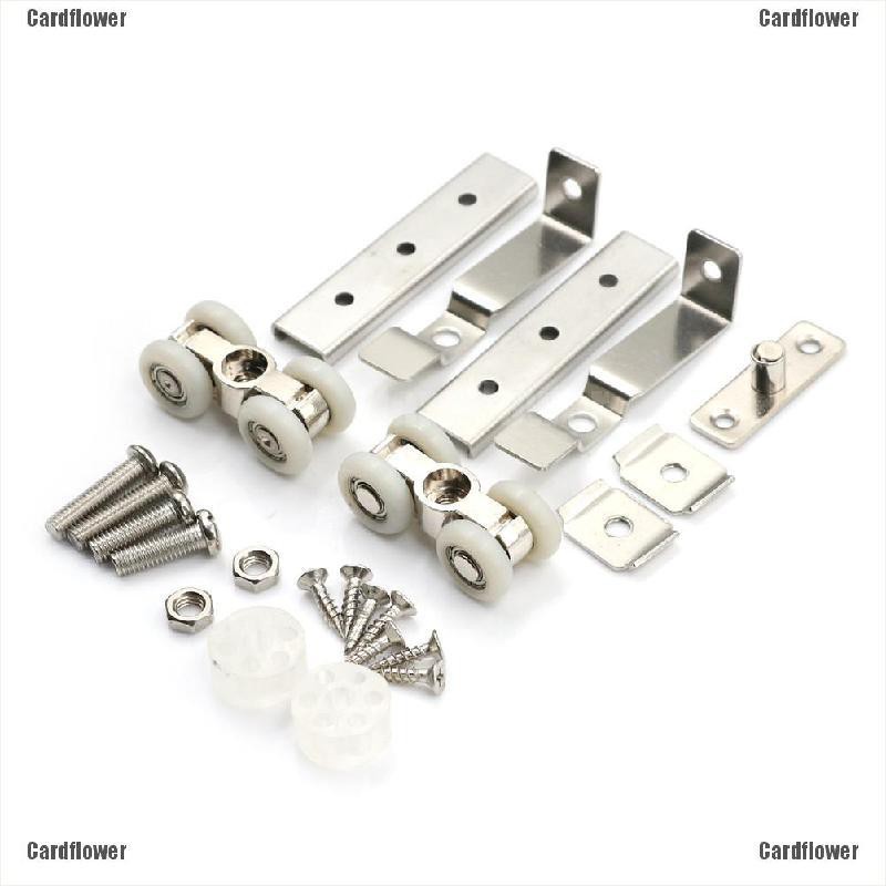 Cardflower Sliding Door Roller Home Wood Door Hanging Wheels Bear 50KG