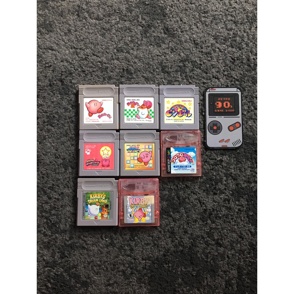 Nintendo Cartridge Gameboy & Gameboy Color Kirby Collection / Japan