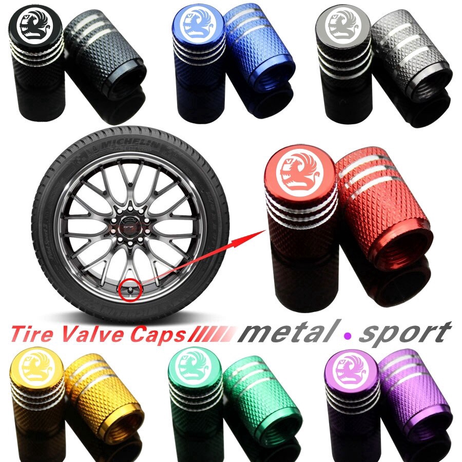 4pcs Car Styling Wheel Tire Parts Valve Stem Plugs Cover for Vauxhall