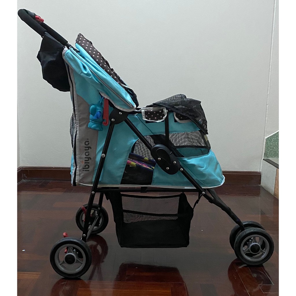 มือสอง Ibiyaya ICute Pet Buggy Stroller (Blue) ไอบียาย่า รถเข็นใส่