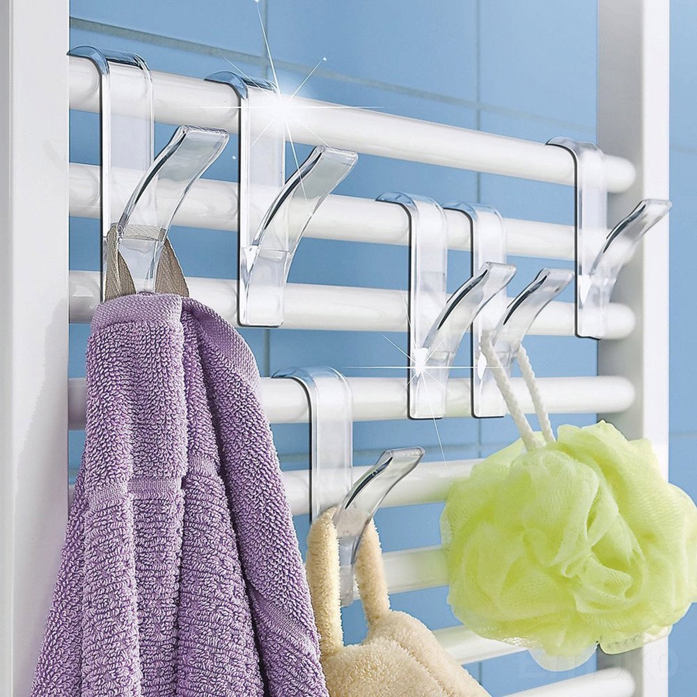 ผนังเบ็ดHanger for Heated Towel Radiator Rail Bath Hook Holder Clothes