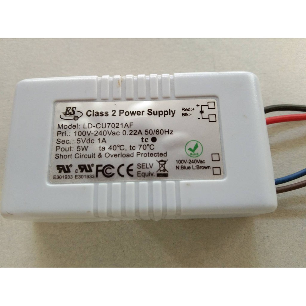 LED Power Supply Model LDCU7021AF 5W 5V 1A Shopee Thailand