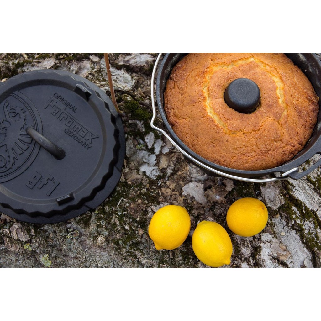 Petromax Ring Cake Pan With Tart Case Lid(สำหรับทำเค้กขนมปังอบ