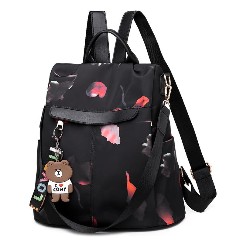 94IP Fashion Women Backpack Purse Nylon Waterproof Antitheft Backpack