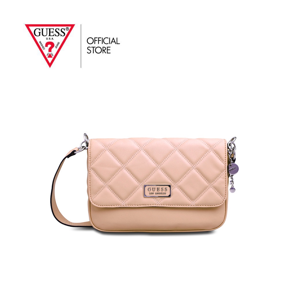 GUESS กระเป๋า รุ่น LE822921 LOVELAND CROSSBODY FLAP สีชมพู กระเป๋า