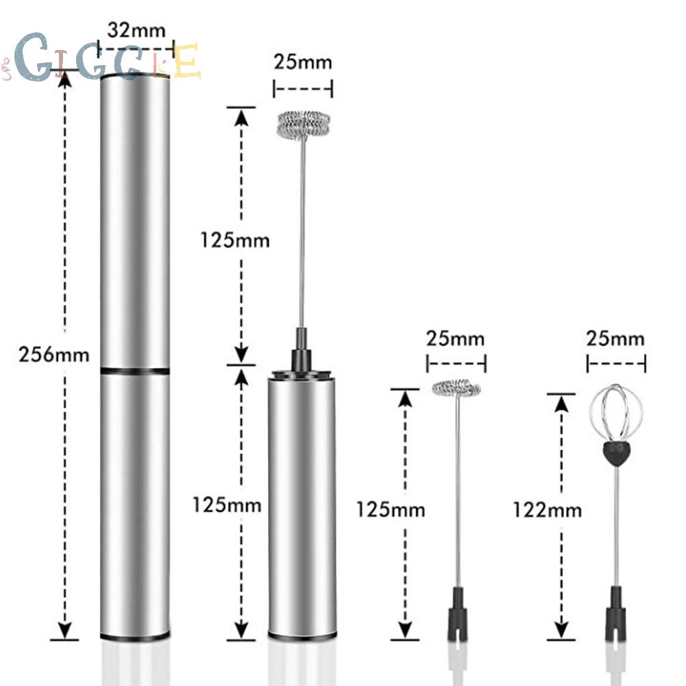 Milk Frothers Electric Handheld Coffee USB Rechargeable Mixer Low