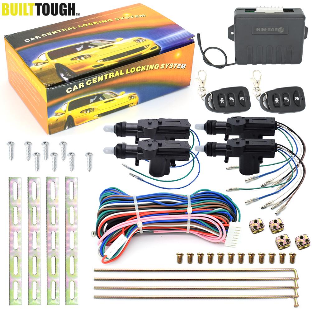 Universal Central Lock With Motor System Car Alarm Remote Control Auto