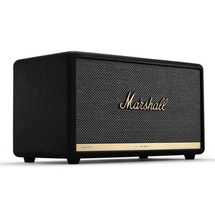 ตู้ลำโพงบูลทูธDiyหุ้มหนังขาวพร้อมตะแกรงหน้าทรง Stanmore II wvfllthi3z