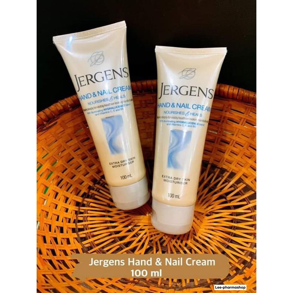 Jergens Hand and Nail Cream Extra Dry Skin Moisturiser 100ml Shopee