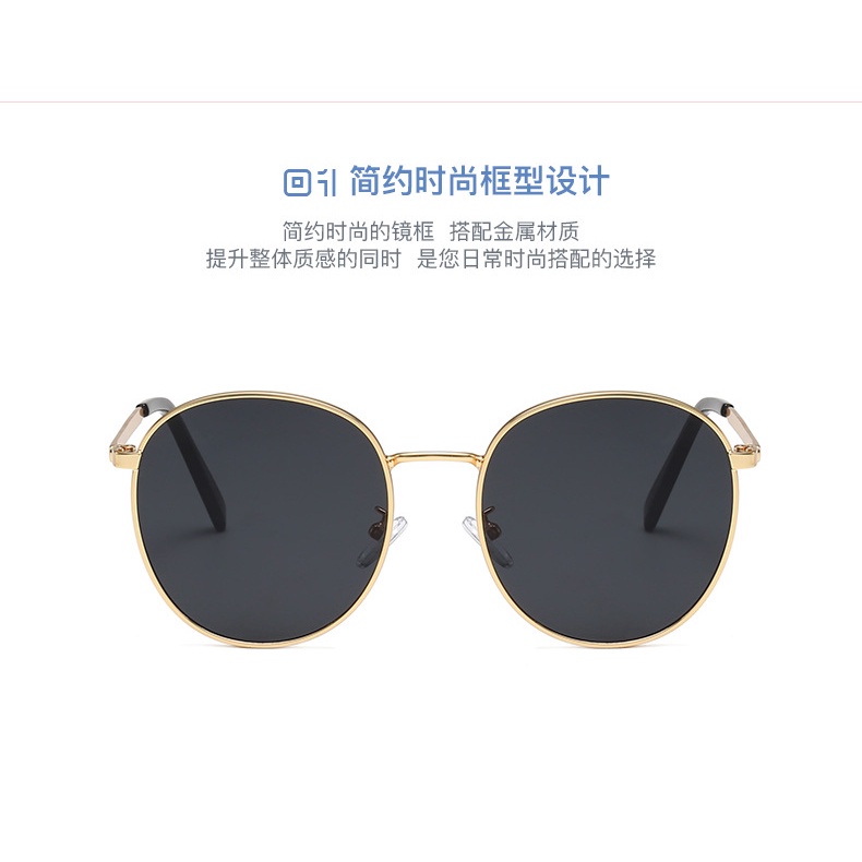 ins Influencer Hong Kong Flavor Retro Style Sunglasses Female Street