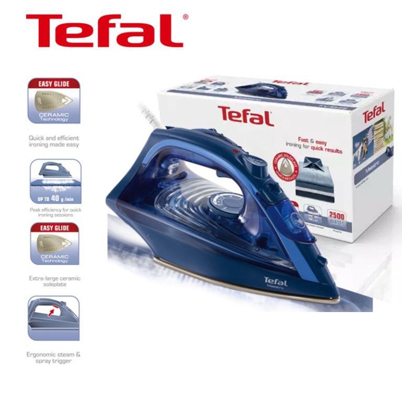ราคา TEFAL เตารีดไอน้ำ รุ่น FV1848 มิ.ย 2024 BigGo
