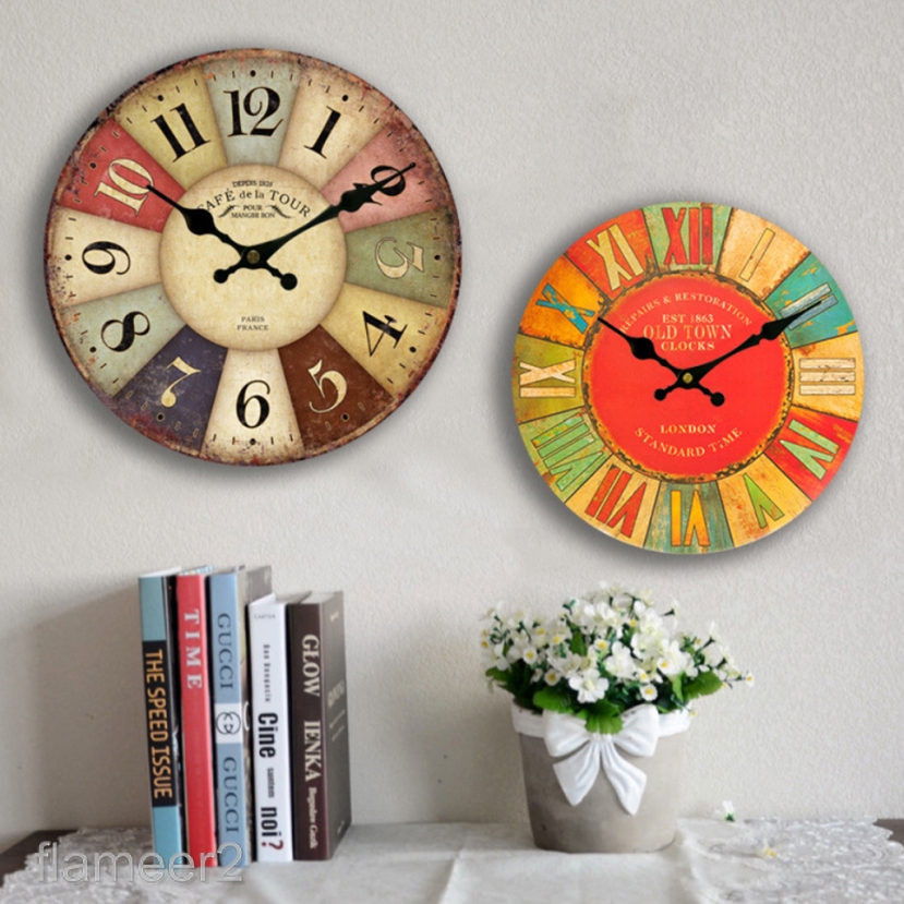 Clocks Est 1863 Old Town Round Wall Clock Wall Clocks