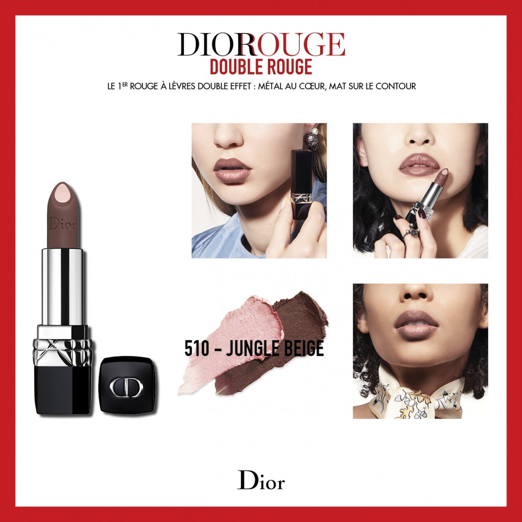Christian Dior Rouge Dior Double Rouge MATTE METAL COLOUR & COUTURE
