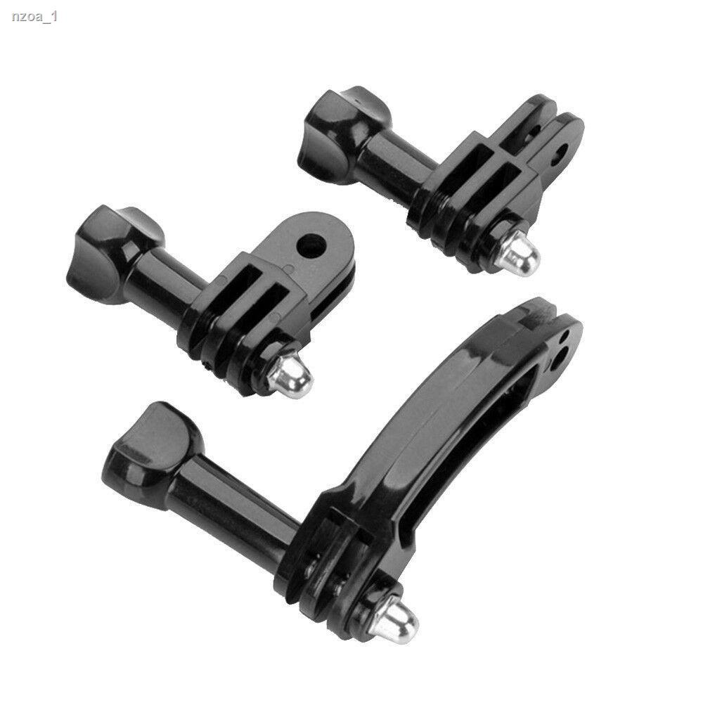cod♕Helmet Curved Extension Arm + Rotary Connection Screw Chains Mount