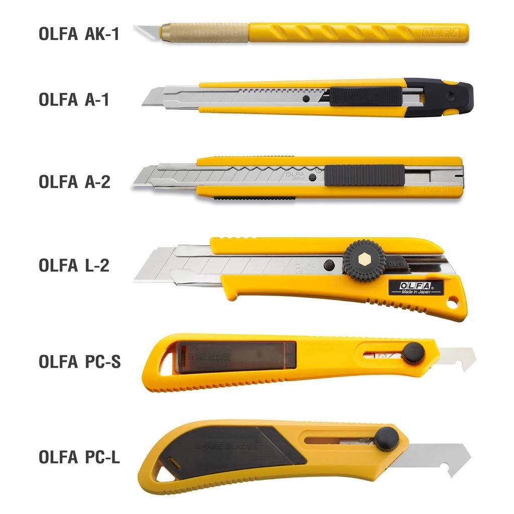 OLFA Cutter Knife มีดคัตเตอร์ โอฟ่า ตัดอะคริลิค แผ่นพลาสวู๊ด Shopee