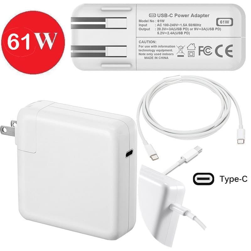 Apple Adapter 61W Type C USBC Power Adapter 20.3V 3A