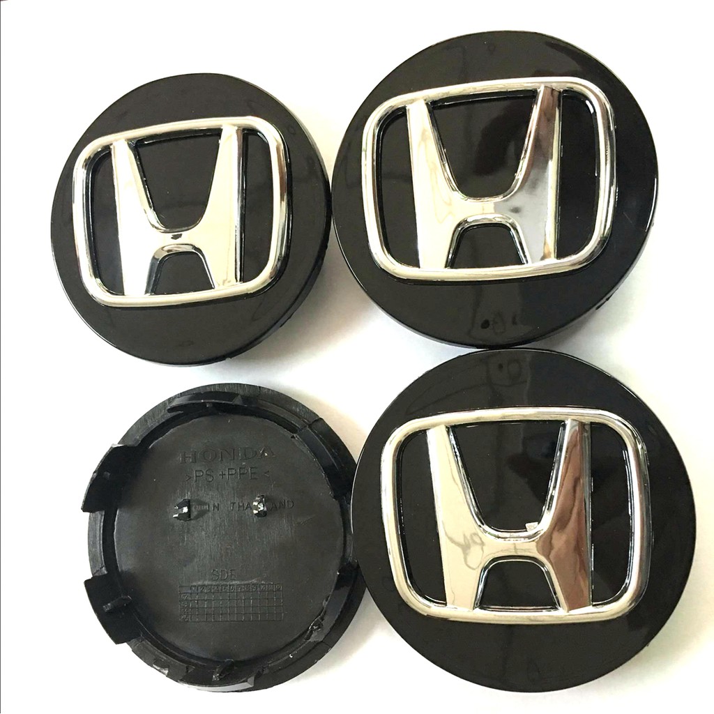 4Pcs 69mm For Honda Civic Accord CRV Wheel Emblem Hub Center Cap Badge