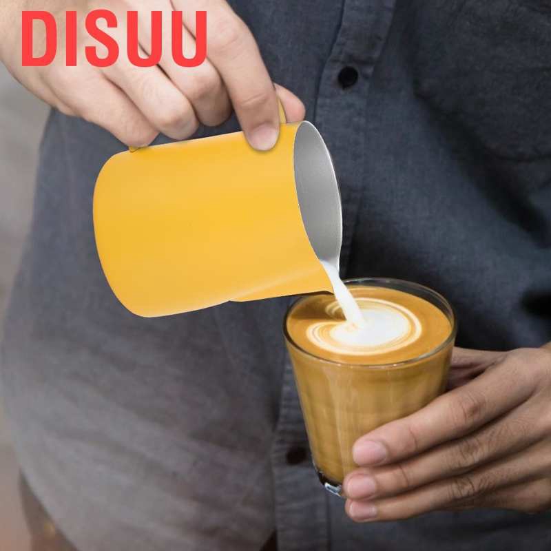 Disuu 600ml Stainless Steel Espresso Milk Froth Cup Pitcher Latte Art