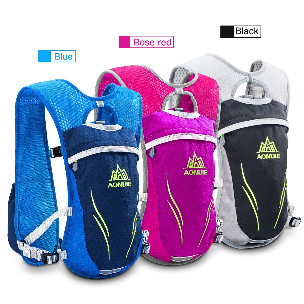Sport Marathon Running Vest Hydration Pack Backpack Water Bottler Holder Bag NEW