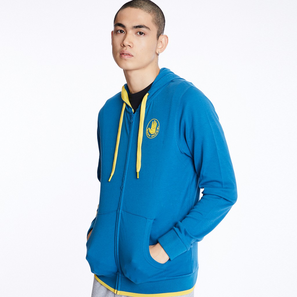 BODY GLOVE Mens SC Essential Hoodies เสื้อฮู้ด ผู้ชาย สีฟ้าอ่อน82