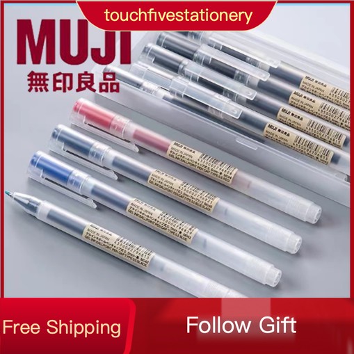 ปากกาเจลและไส้ มูจิ MUJI ขนาด 0.38 และ 0.5 มม. touchfivestationery.th