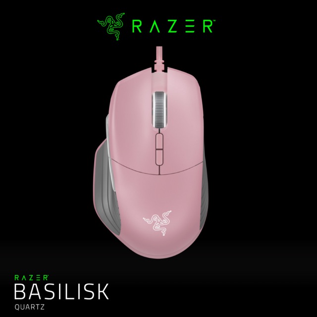 Razer Basilisk Quartz Pink Shopee Thailand