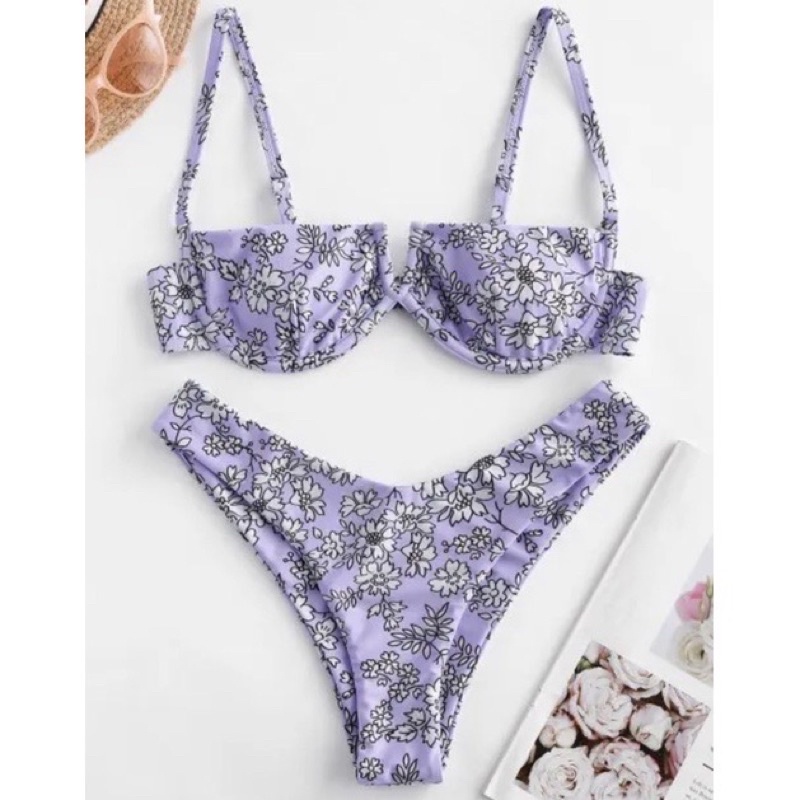 bikini SHEIN สีม่วง size M heyhey_neko ThaiPick