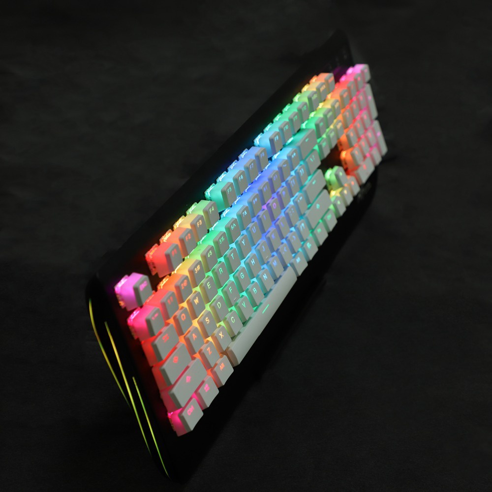 Pudding keycaps แป้นพิมพ์ Pbt Keycap Oem Profile Backlit สําหรับ