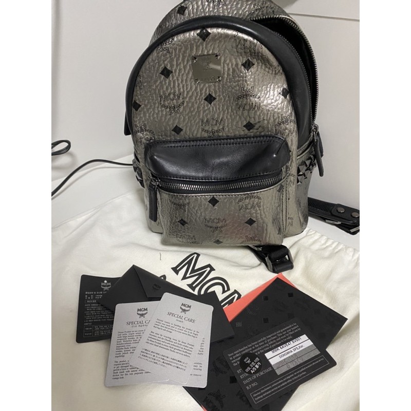 กระเป๋าเป้ มือสองแบรนด์ leather backpack งานหนังแท้สีน้ำตาลหนาๆ