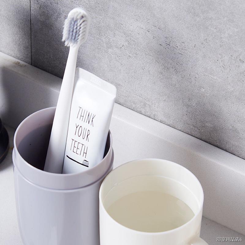 Travel Wash Cup ที่เก็บแปรงสีฟันแบบพกพา กล่องแปรงสีฟัน ชุดแปรงสีฟัน ชุด