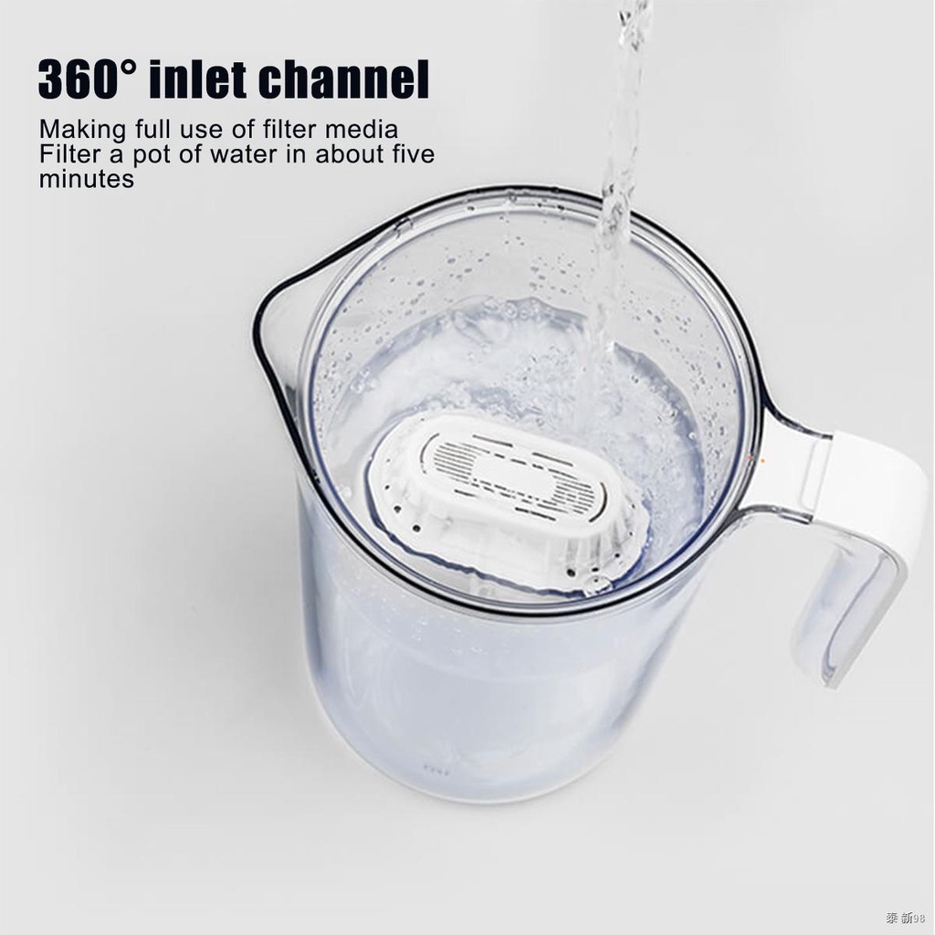 XIAOMI 3L Water Filter Jug Kettle Activated Carbon Pitcher Filtration