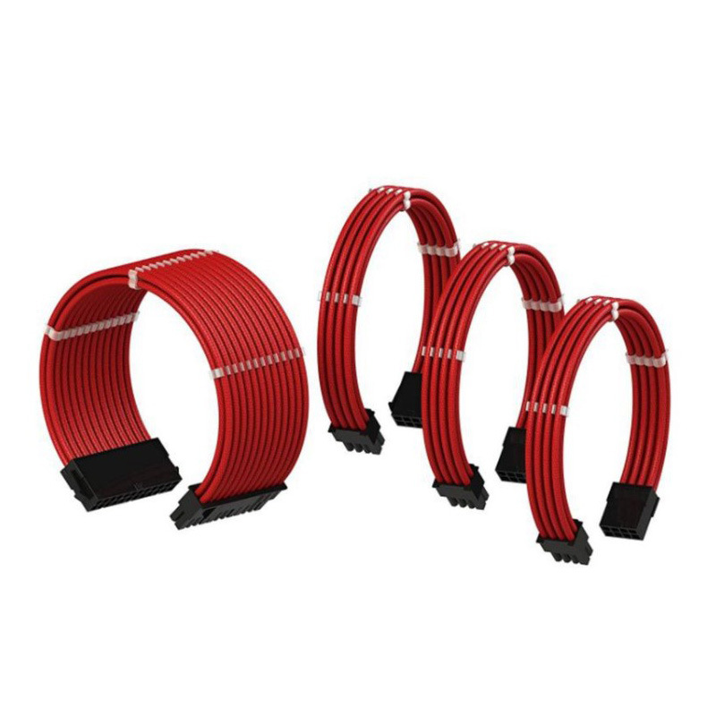 Basic Extension Cable Kit ATX PC GPU CPU 24PIN 8PIN 6PIN 4+4PIN Power