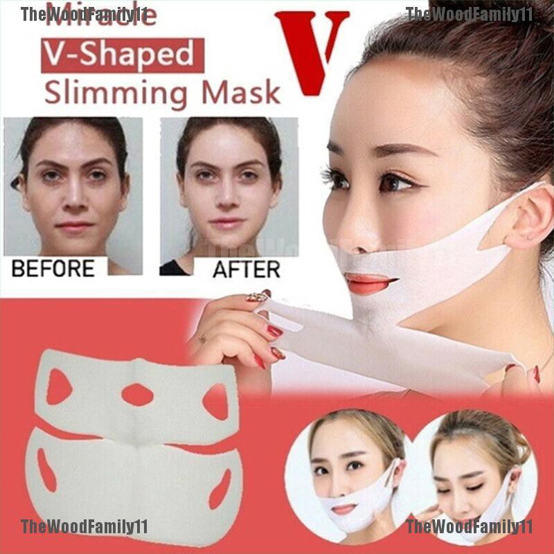 TWF Miracle VShaped Slimming Mask Face Care Slimming Mask thewoodfamily11.th ThaiPick