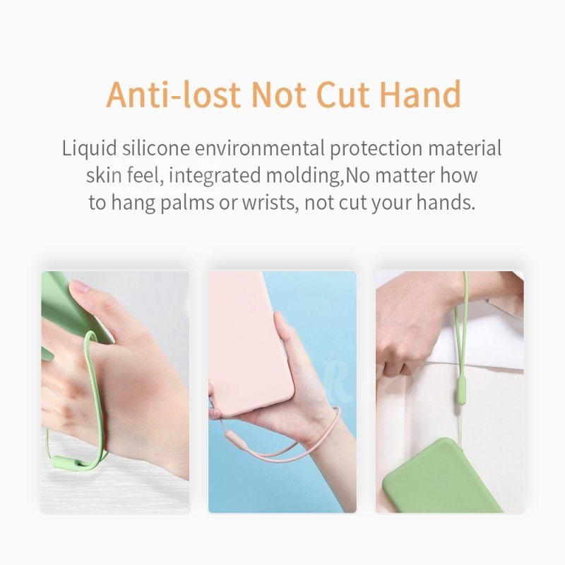 Liquid Silica Gel Phone Lanyard for All Smart Phones Wrist Straps