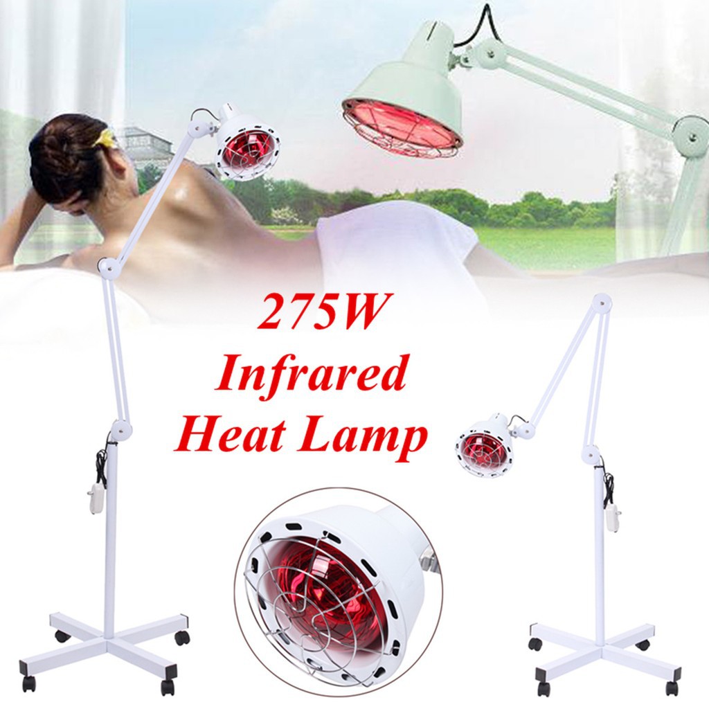 BEST 275W 360° Floor Stand TDP Infrared Therapy Heat Lamp Pain Relief