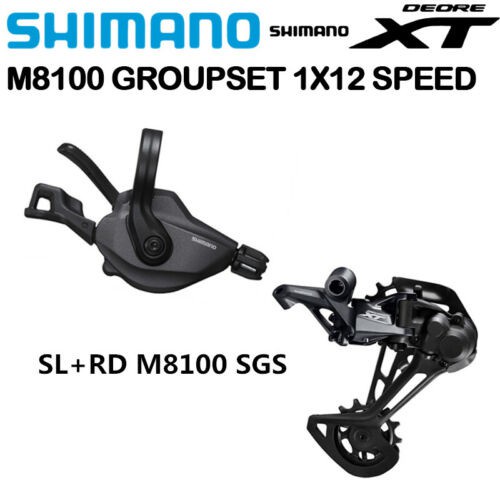 Shimano Deore XT M8100 Shifter Lever SGS Rear Derailleur 1x12 Speed MTB