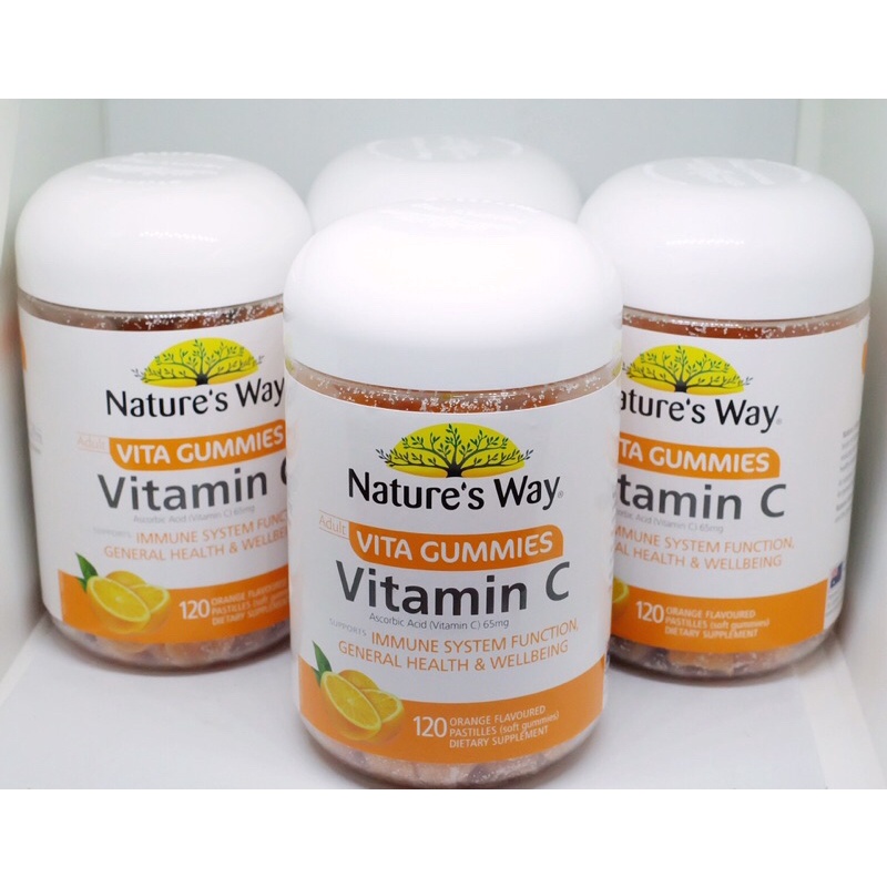 [ของแท้] Nature's Way Vitamin C Vita Gummies 120 soft gummies วิตามิน