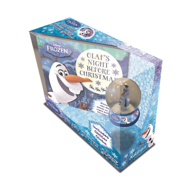 Disney Frozen Book and Glitter Globe [Olaf's night before Christmas