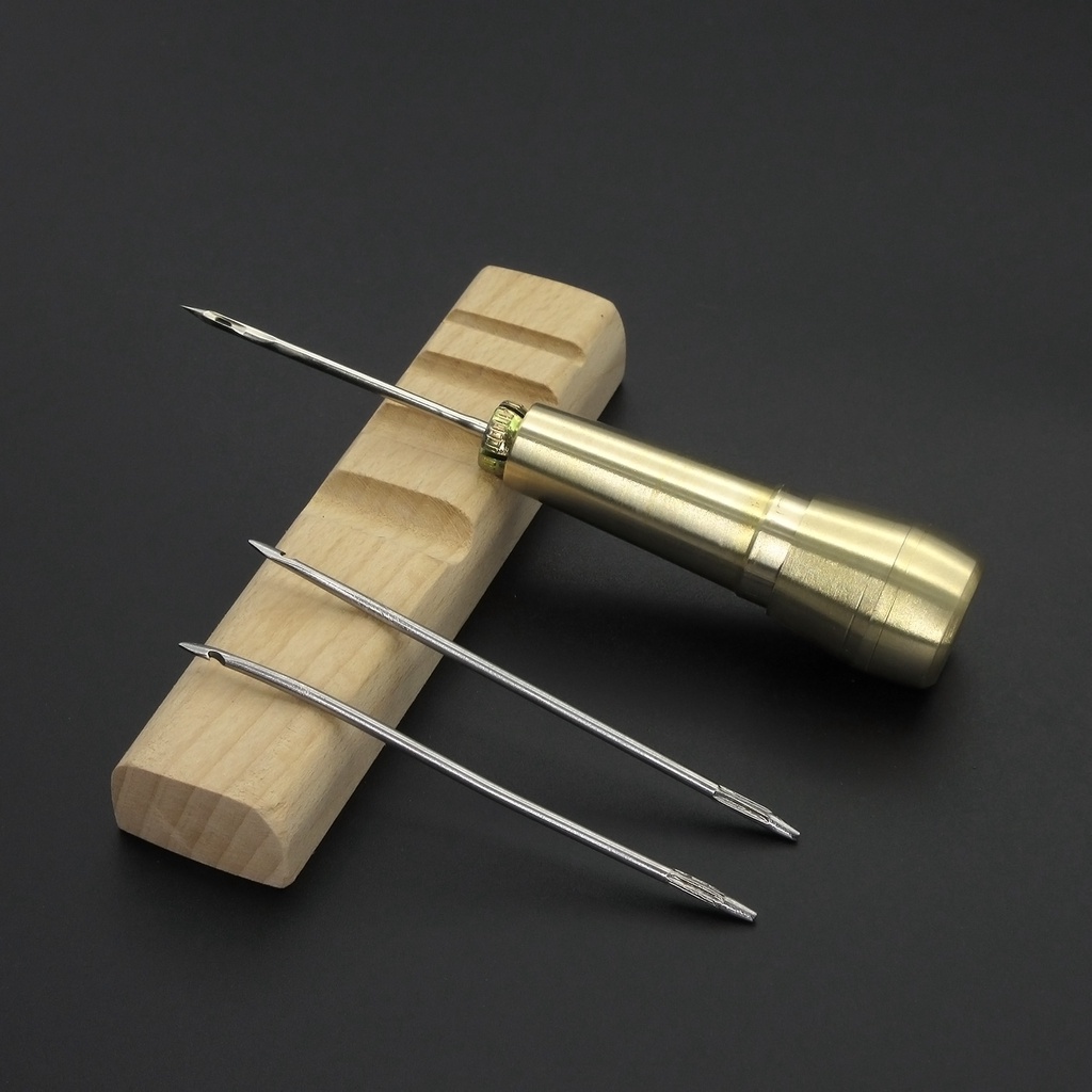 เครื่องมือซ่อมรถจักรยานยนต์ Copper Handle Awl Interchangeable Head