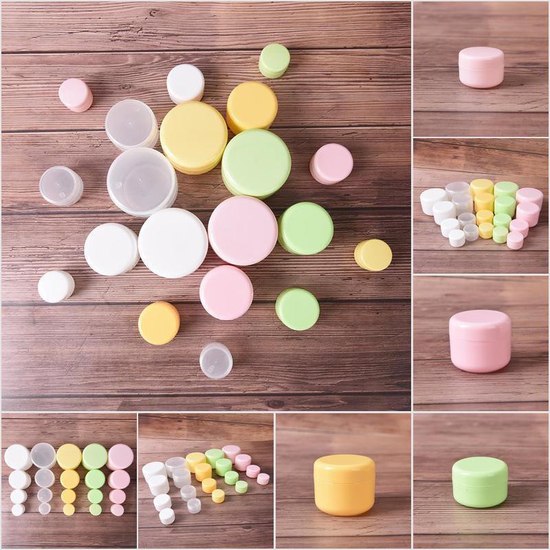 【Purpleredto】1pc refillable bottles empty makeup jar pot travel face