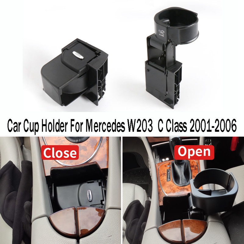 Car Center Console Armrest Cup Holder for Mercedes W203 C Class