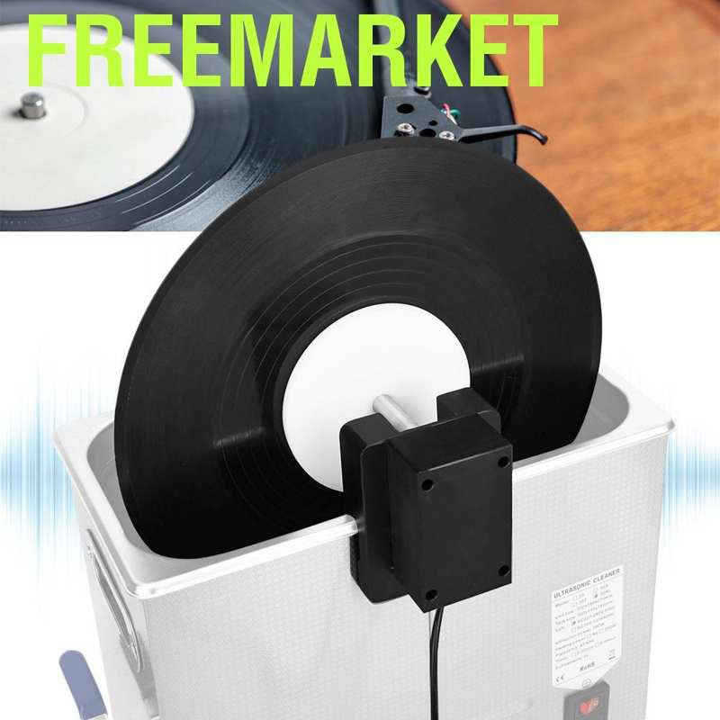 ♝FM Ultrasonic Vinyl Record Cleaner Rack Adjustable Power Cleaning