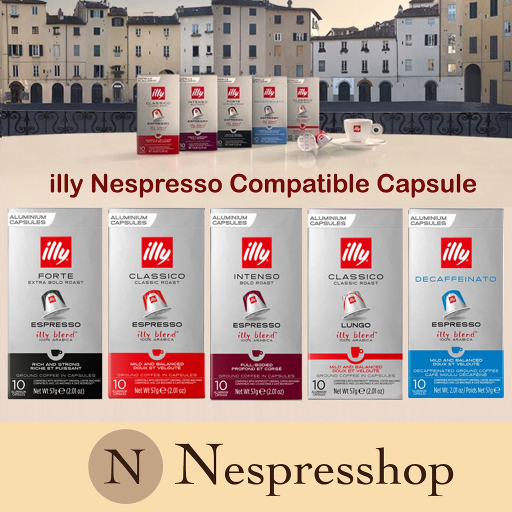 พร้อมส่ง illy capsule for nespresso กาแฟแคปซูลอิลลี่ สำหรับเครื่อง
