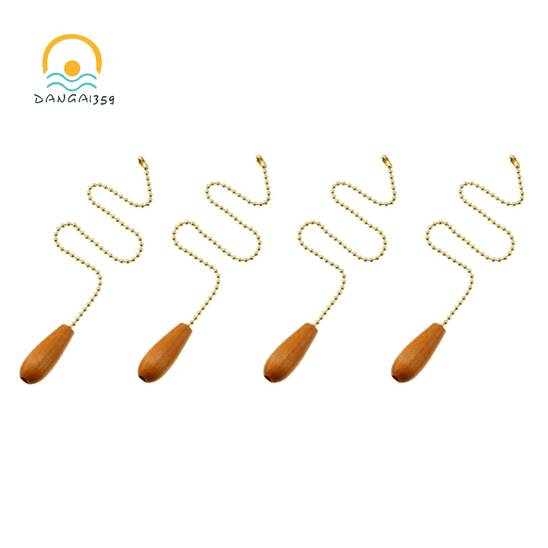 Ceiling Fan Chain Pull Wood Zipper Extensions Chandelier Fan Chain