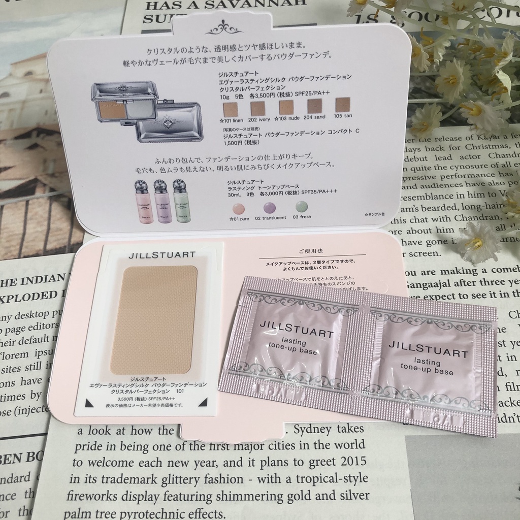 พร้อมส่ง Jill Stuart foundation powder Shopee Thailand