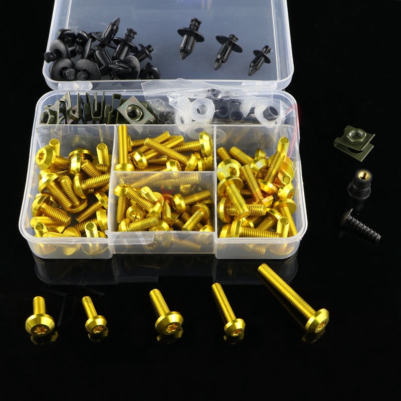 Motorcycle Fairings & Bodywork Complete Fairing Bolt Screws Kit For BMW